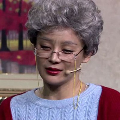 老年人假发短发奶奶老太太假发头套老太婆假发灰花白扮演者