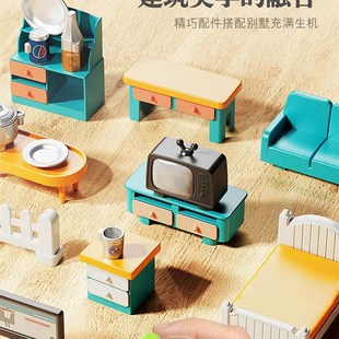 现货速发儿童玩具屋宝宝娃娃小孩益智孩公主城堡房子别墅过家家生