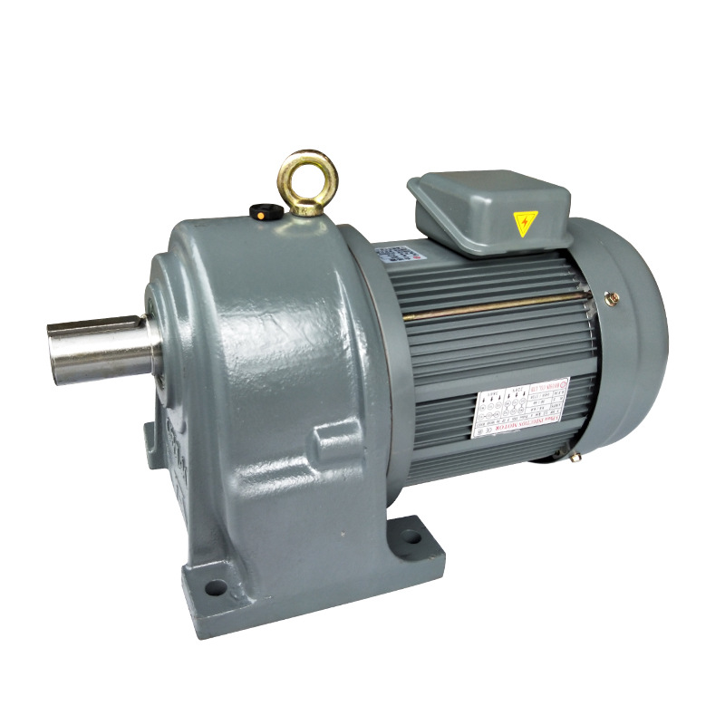极速非标定d做斜齿轮减速电机GH45-750-200S三相减速马达卧式交流