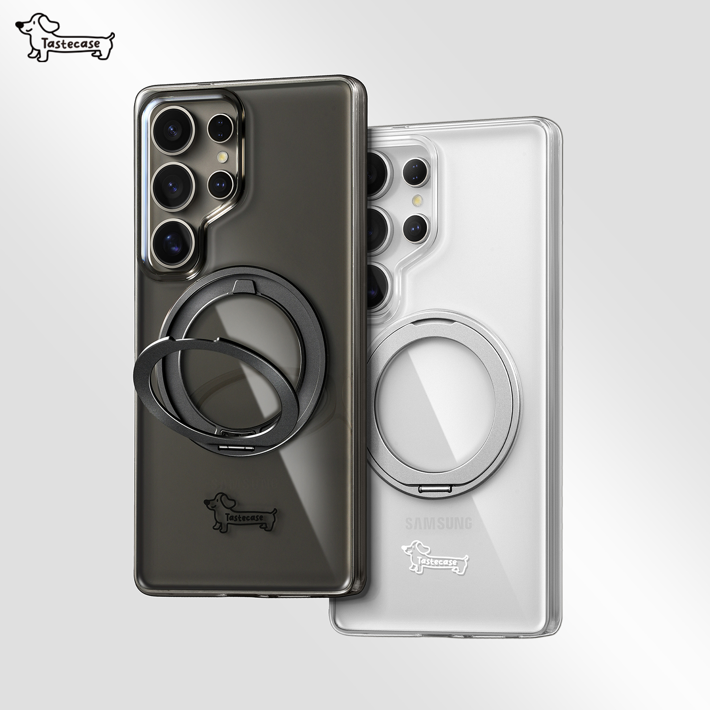 透明不变黄S25Ultra支架手机壳