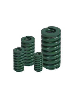 米S米绿色重负荷模具矩形弹簧SWH8外径*4内径SWH非标长度订做YSWH