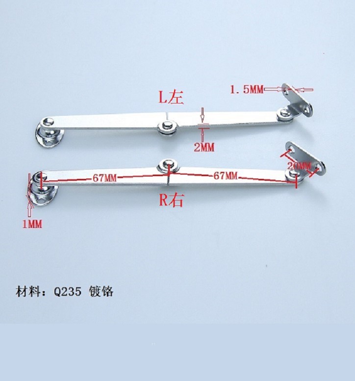 替怡合达 自动化设备门撑箱盖罩门撑枝架STYCL198 HFX-L217不锈钢