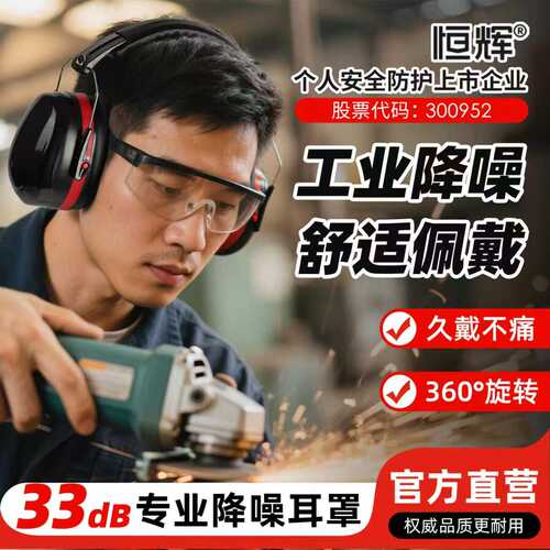 恒辉工业降噪耳罩防噪音