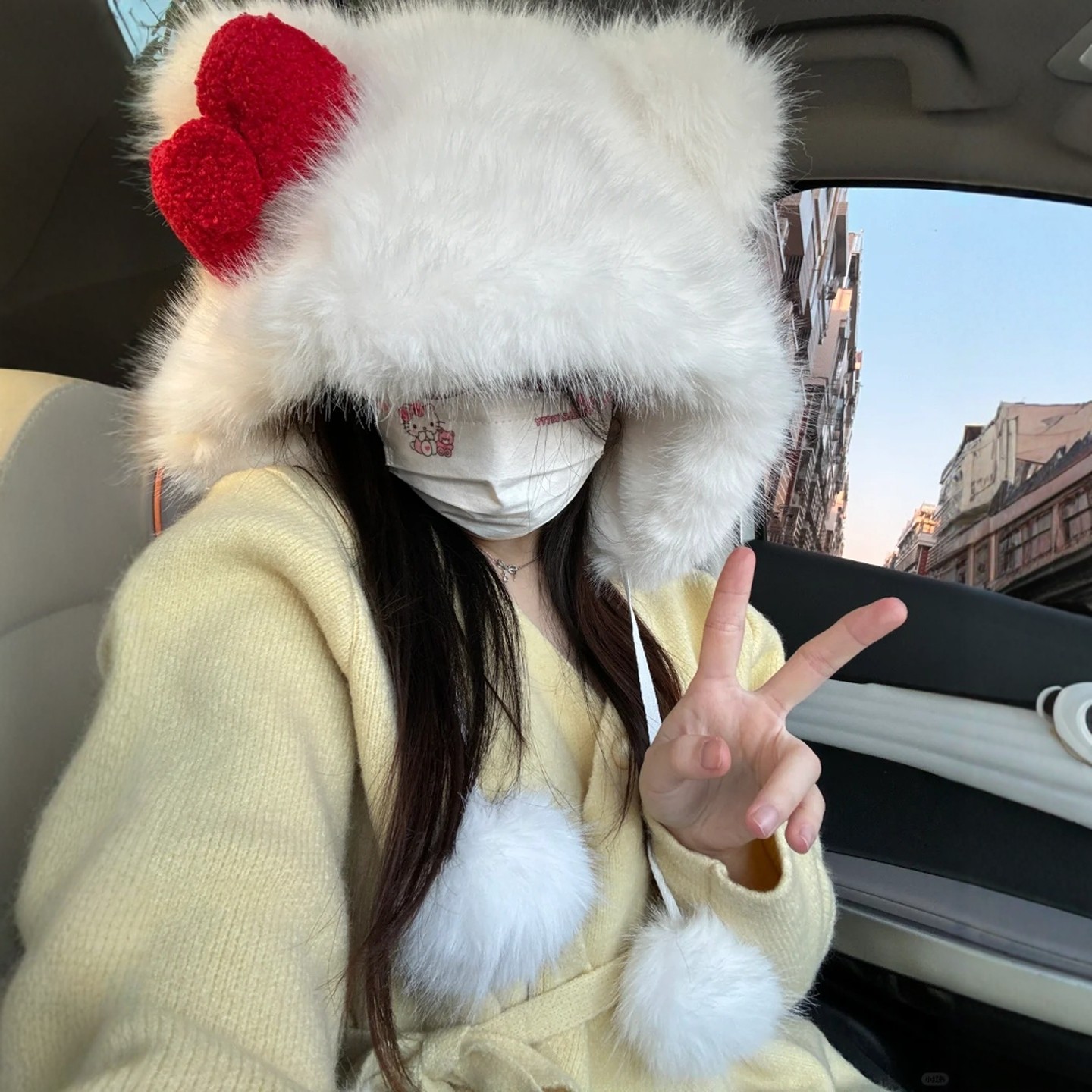 可爱凯蒂猫咪毛绒帽子蝴蝶结毛茸茸可爱甜美少女心百搭保暖冬季女,服饰配件/皮带/帽子/围巾,帽子,淘宝优惠券,粉丝福利购,淘宝优惠卷