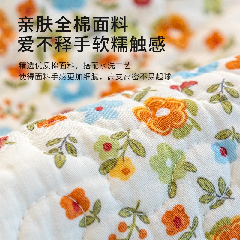 速发纯棉沙发垫四季通用2025新款布全棉布艺田园坐垫固定防滑沙发
