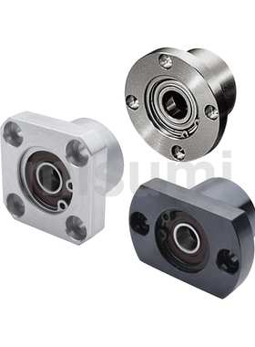 替代米思米KKH双轴不带卡簧方法兰组件带座轴承BASC 固定轴承支座