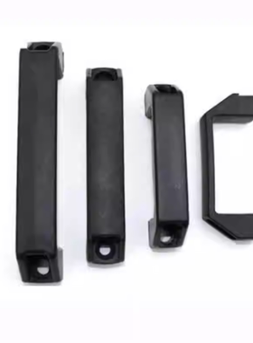 替怡合达 黑色尼龙XAB31-L122  XAB31-L150塑料外装型D型方形拉手