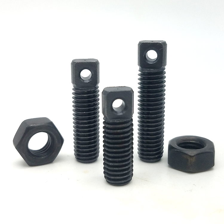 替代米思米ASPO6/ASPO8/FFC01/碳钢弹簧用支柱两平面颈部半螺纹型