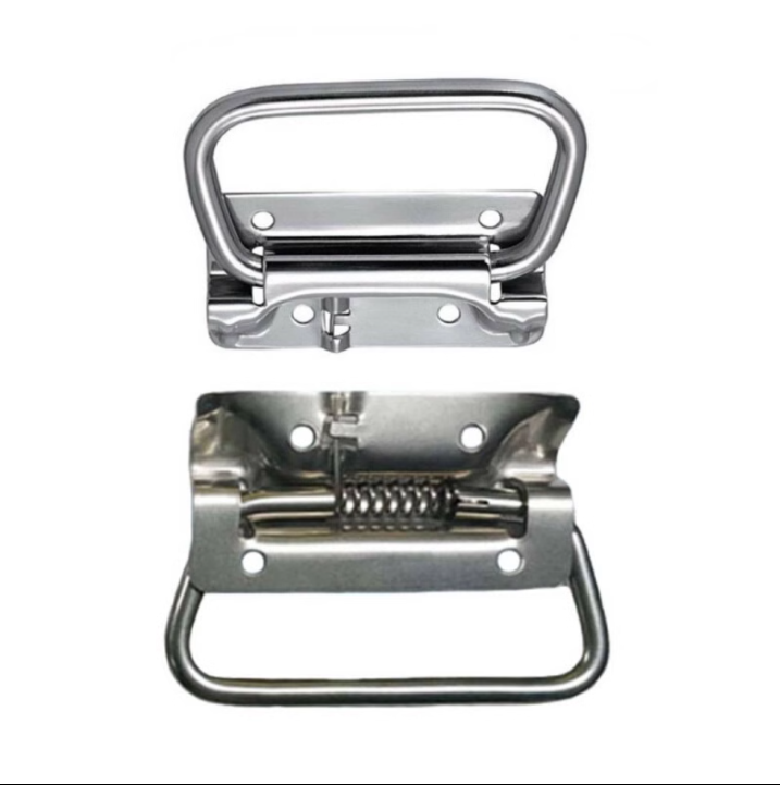 替代米思米UWUASP102 UWUASPS102不锈钢弹簧拉手折叠把手弹簧提手