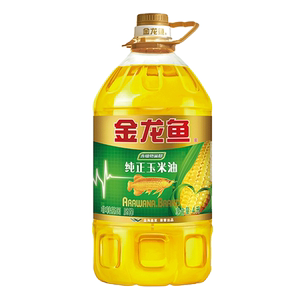 金龙鱼家用玉米油5.43L 玉米胚芽油非转基因压榨一级家用炒菜大桶
