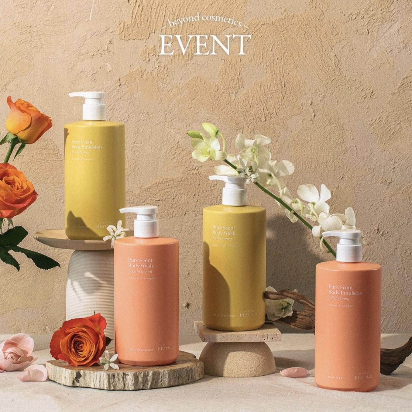 韩国Beyond/贝妍德香氛沐浴露身体乳浆果花香蜂蜜麝香