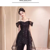 晚礼服女轻奢小众宴会气质生日成人礼蓬蓬裙高级感钢琴演出服，商品下架区，语缦