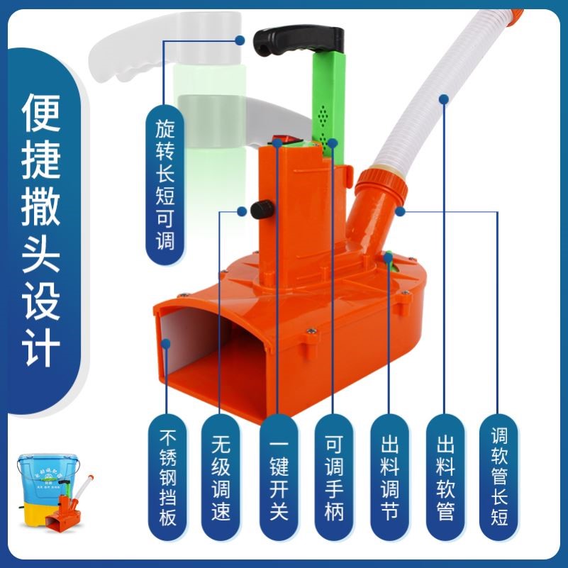 农用新款电动施肥器撒肥料神器肥料化肥播撒器撒肥机多功能洒肥料