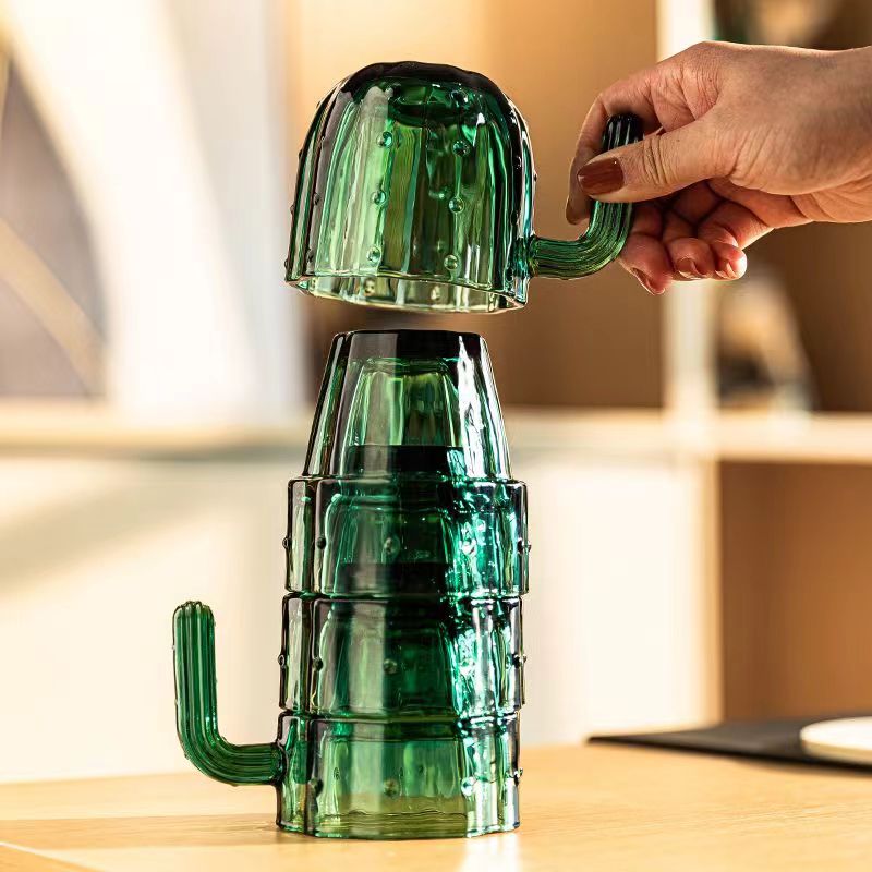 钠钙玻璃居家日用叠叠杯
