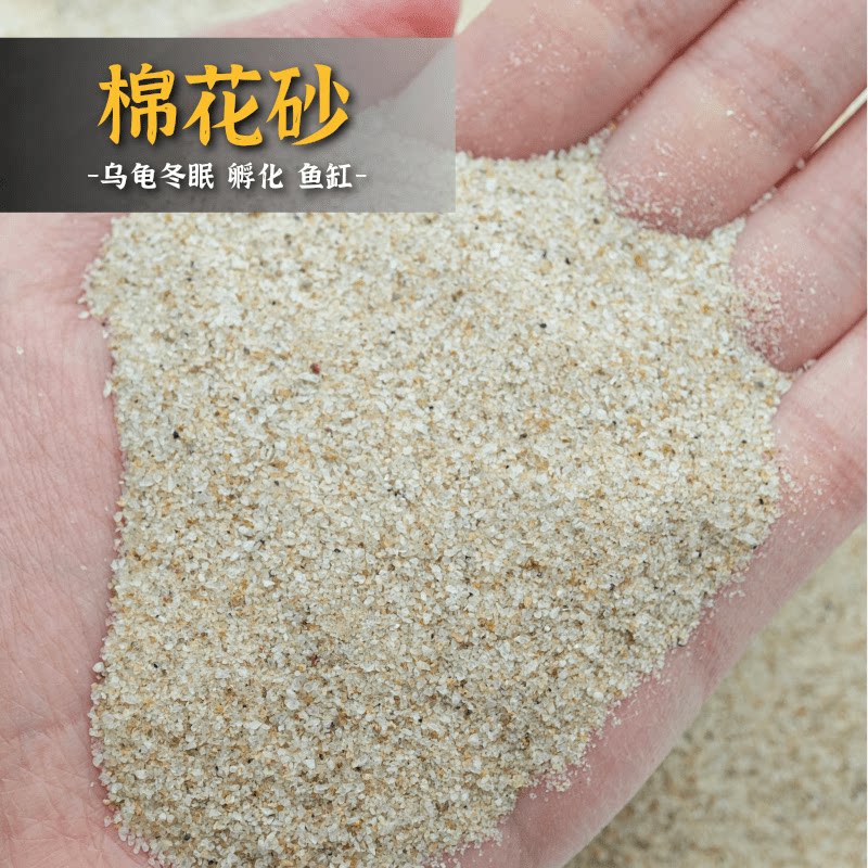 棉花砂天然乌龟专用沙细河沙乌龟造景/装饰