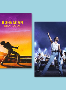 波西米亚狂想曲电影海报Queen皇后乐队摇滚乐队宿舍房间装饰画