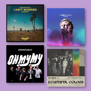OneRepublic专辑封面海报共和乐队欧美摇滚宿舍卧室房间装饰画