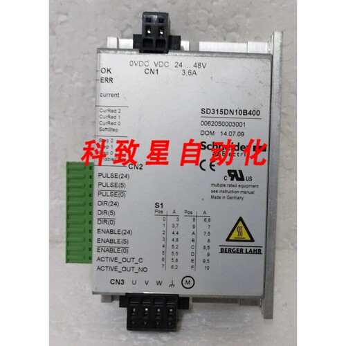 工业配件SD315DN10B400 运动控制步进驱动器SD315