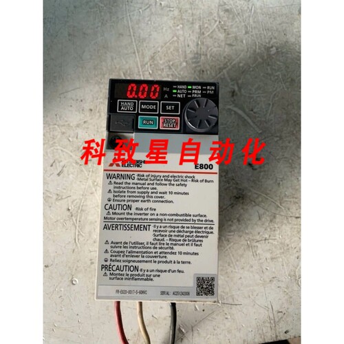 工业配件FR-E820-0017-5-60HVC变频驱动器1PCS