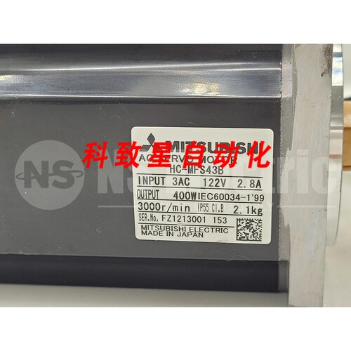 工业配件HC-MFS43B/伺服电机400W