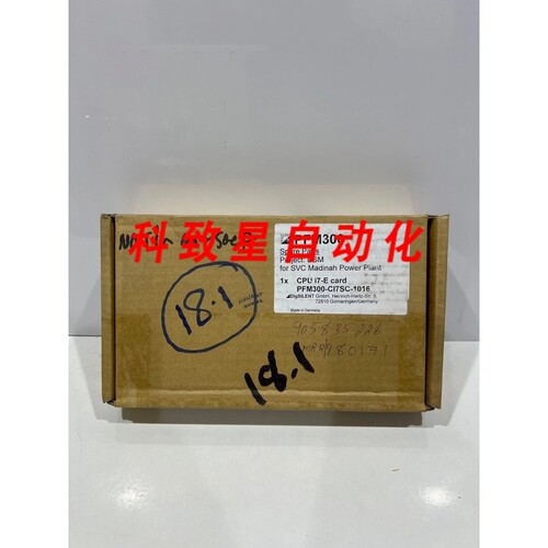 工业配件DIGSILENT PFM300 CPU I7-E CARD PFM300-CI7SC-1016