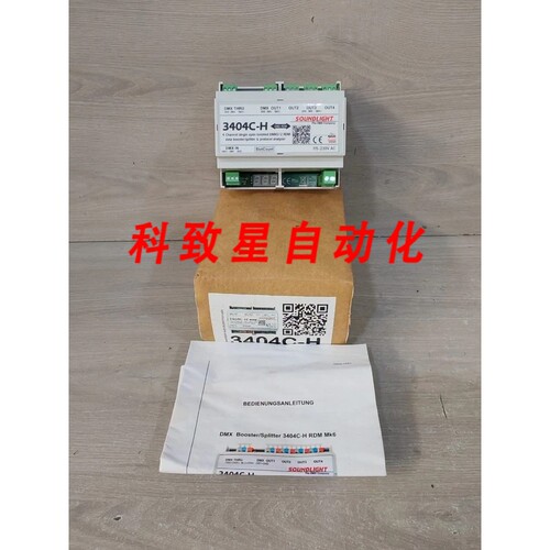 工业配件SOUNDLIGHT 3404C-H 单光隔离 DMX5 12 RDM 数据增强器23