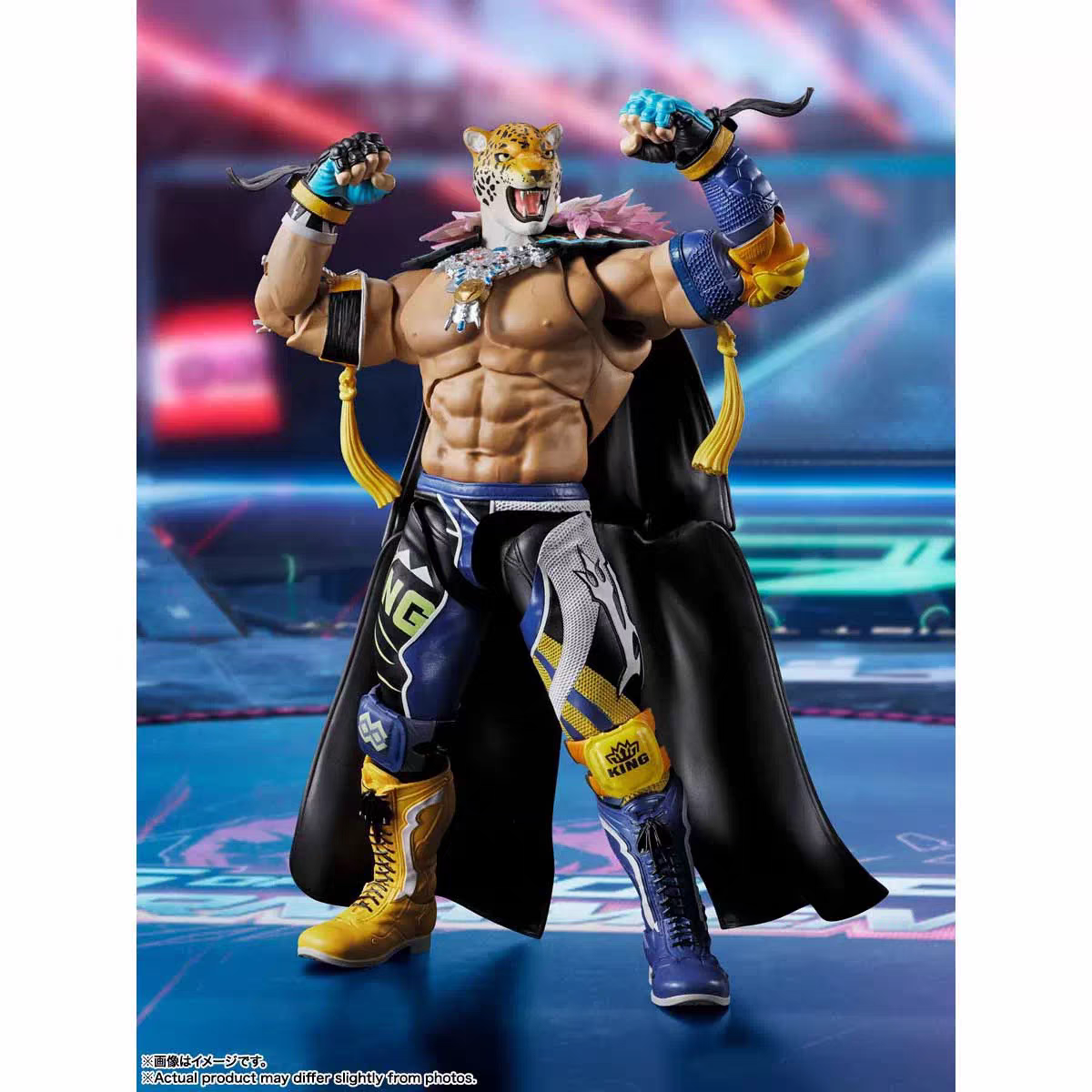 万代SHF铁拳8 TEKKEN8 KING 豹王 关节可动游戏正版手办模型摆件