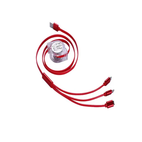 手机type伸缩多功能苹果充电线安卓适用于cusb拉伸一拖三数据线