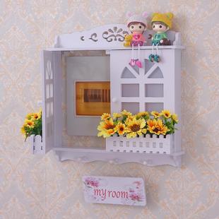 速发配电箱新款电表箱装饰画控欧装盒饰遮挡和公开室内网路信息箱