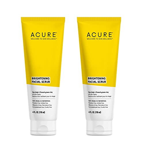 推荐Acure Organics Brightening Facial Scrub  4 fl. oz  Pack