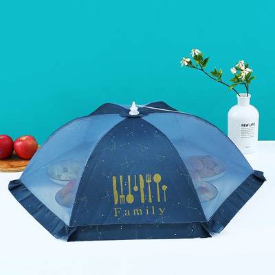 长方形网纱桌罩菜罩可折叠家用厨房盖菜防蚊子盖饭桌面用品防尘罩