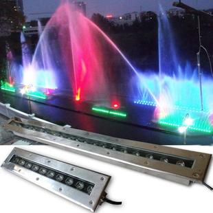 LED水底不锈钢嵌入地埋灯条形水池泳池温泉水下线条灯墙壁洗墙灯
