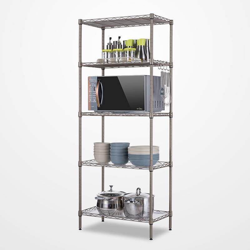 心家宜工厂直销厨房五层居家金属置物架