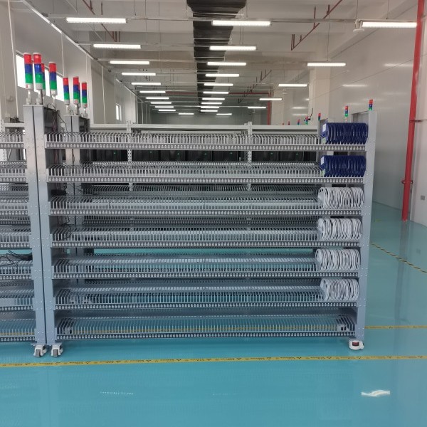 惠州SMT智能料架感应系统PCBA亮灯引导分拣料盘货架电子元件货架