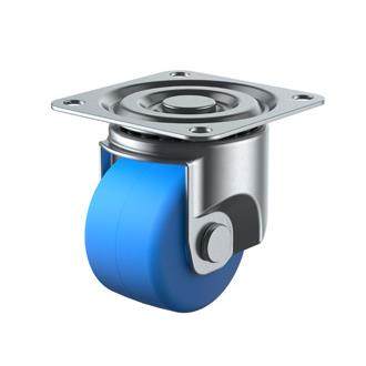 CAL-UHG-65MC 2.5寸蓝色MC 尼龙活动轮 平板型脚轮