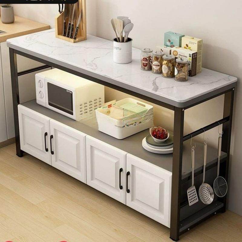 厨房岩板置物柜岛台备餐操作工作台切菜桌餐边橱柜子储物柜收纳架,3C数码配件,USB灯,淘宝优惠券,粉丝福利购,淘宝优惠卷