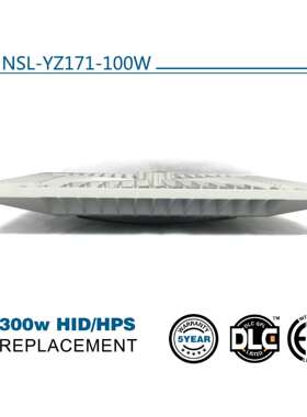 24小时发货超薄款美式led canopy light 5年质保led嵌入式油站灯