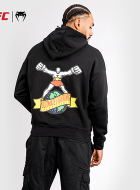 VENUM 毒液 UFC Ulti-Man运动卫衣男连帽套头衫健身训练跑步卫衣