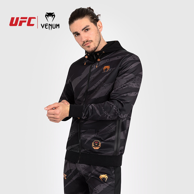 VENUM 毒液 UFC格斗周3.5 拉链外套卫衣连帽跑步运动健身训练上衣