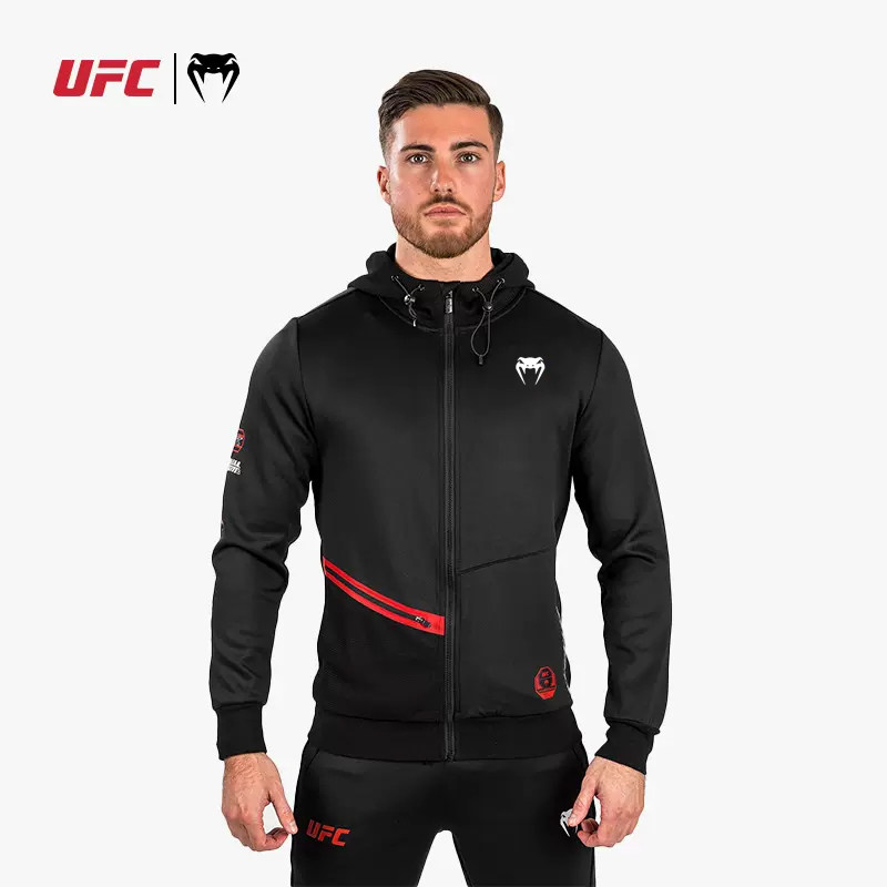 VENUM 毒液UFC 3.0 格斗周新款男运动连帽衫健身跑步外套开衫卫衣