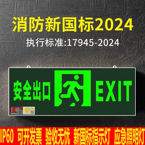 新国标指示灯led220应急照明灯