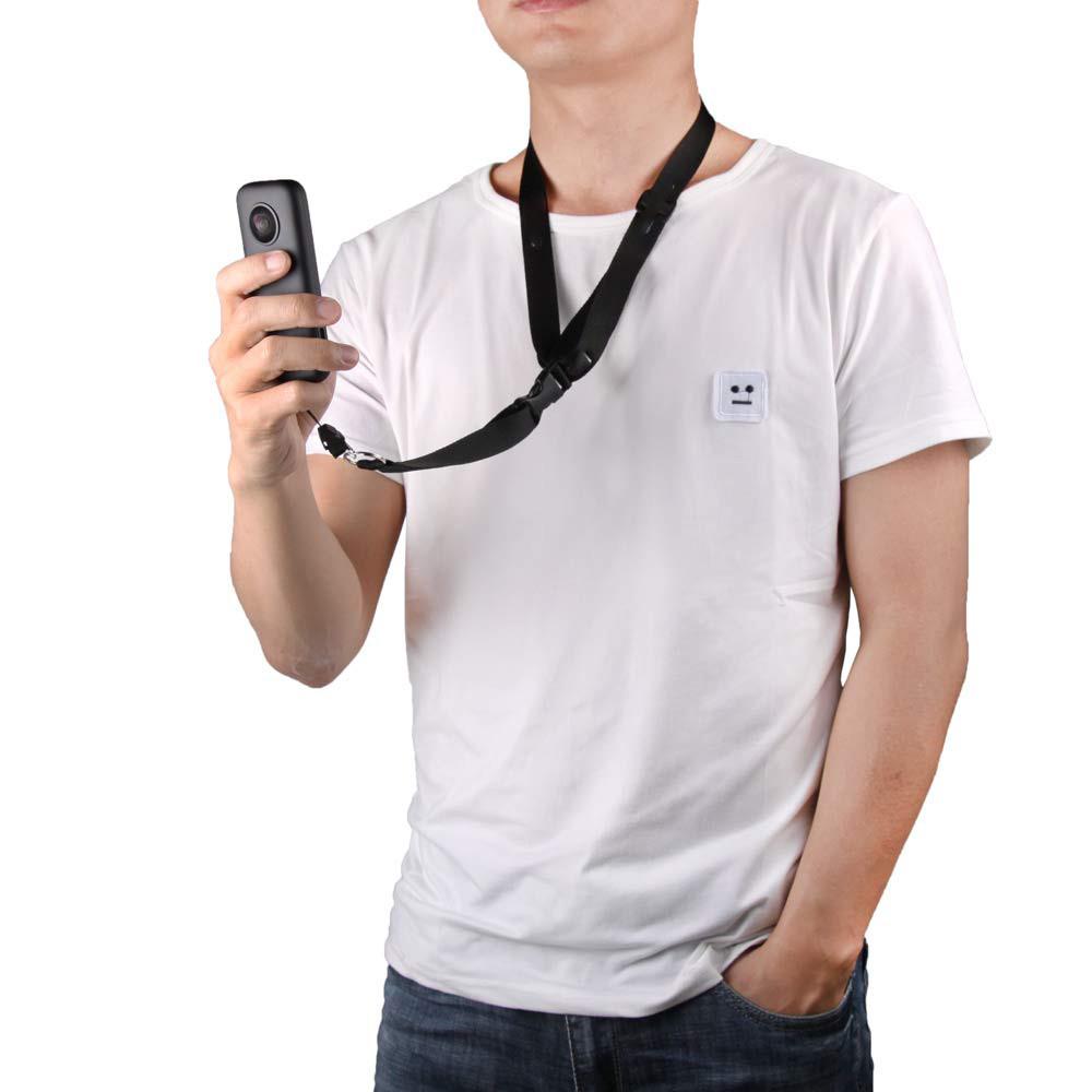 适用360 One X2全景相机吊带挂脖手挂绳 360x3可调节挂带配件