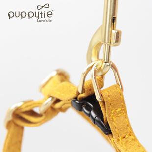 遛狗绳狗绳子调节小型犬胸背带泰迪可爱宠物用品 狗狗牵引绳背心式