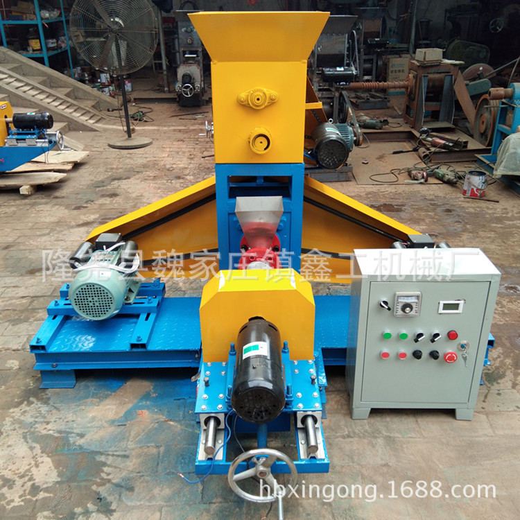 家用大中小型自制狗粮机 水产宠物饲料颗粒膨化机 猫粮制作机器