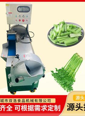 多功能双头切菜机全自动中央厨房切片切丝机商用食堂切菜切段机