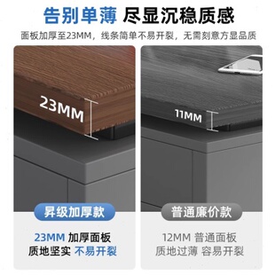 电脑桌家用简约现公室员工位职员桌 厂促公桌椅组合老板桌台式