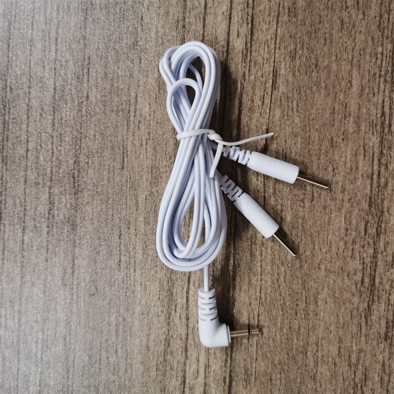 3.5MM按摩仪线数码经络理疗仪贴按摩器电极片扣式通用理疗仪导线