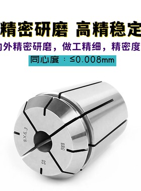 ER40攻丝筒夹ER40G丝攻筒夹ERG40丝锥夹头国标方孔刚性攻丝ER锁嘴