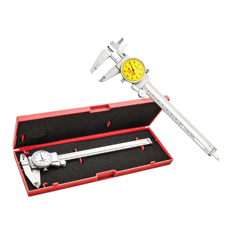 施泰力/Starrett 3201M和3202系列带表卡尺0-12/0-200mm