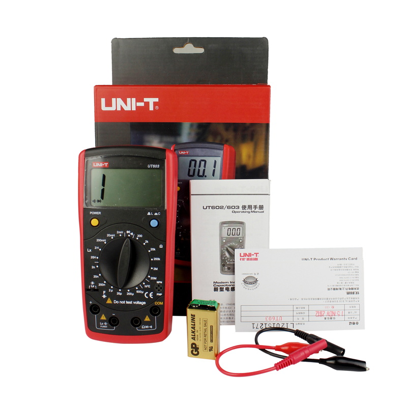 UNI-T优利德UT601/UT602/UT603数字电感电容表 电镀电容表电阻表